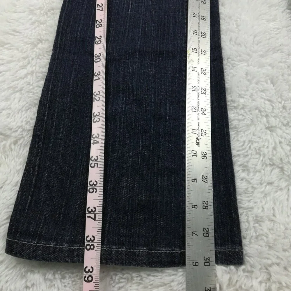 Tommy Hilfiger Women Jeans Bootcut‎ Blue Denim Dark Wash Low Rise 6
